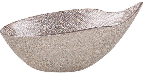 SCHÜSSEL 24 cm  - Grau, LIFESTYLE, Glas (24cm) - Novel