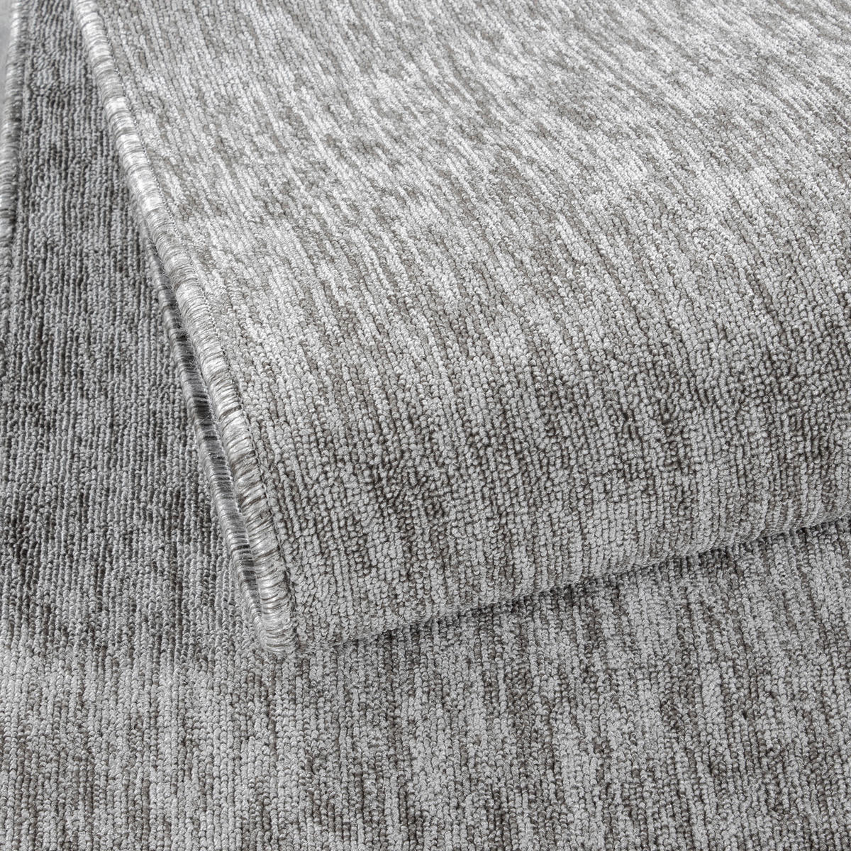 FLACHWEBETEPPICH 240/340 cm Nizza 1800 Hellgrau Hellgrau, Cappuccino  - Hellgrau/Cappuccino, KONVENTIONELL, Textil (240/340cm)