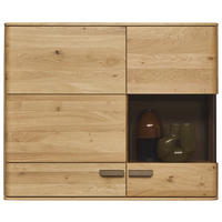 HÄNGEELEMENT Wildeiche  106,9/87,4/37,1 cm  - Wildeiche/Bronzefarben, Natur, Glas/Holz (106,9/87,4/37,1cm) - Valnatura