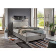 BOXSPRINGBETT 140/200 cm  in Silberfarben  - Chromfarben/Silberfarben, KONVENTIONELL, Kunststoff/Textil (140/200cm) - Hom`in