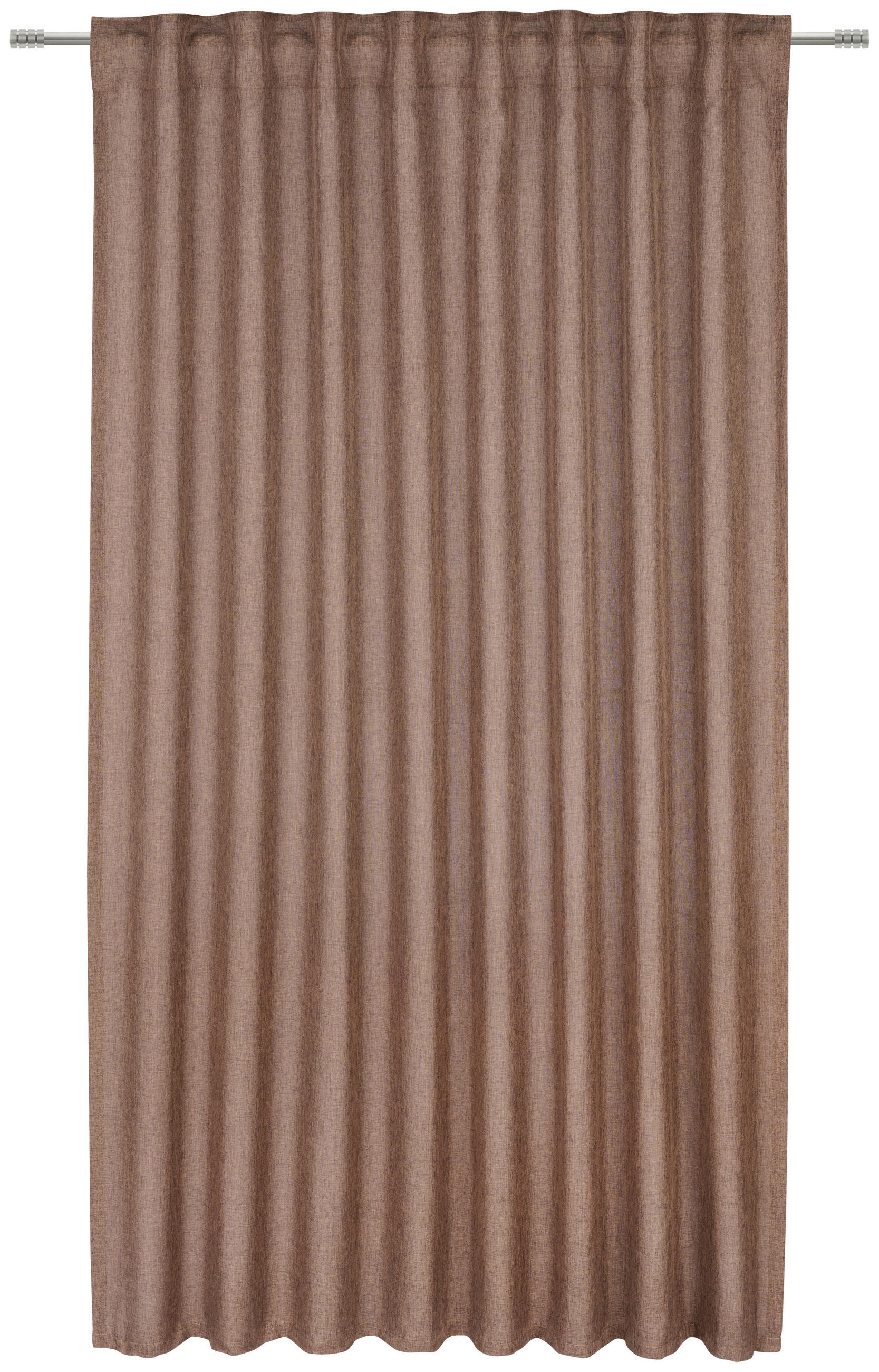 HOTOVÝ ZÁVĚS, 135/175 cm - hnědá, Basics, textil (135/175cm) - Boxxx