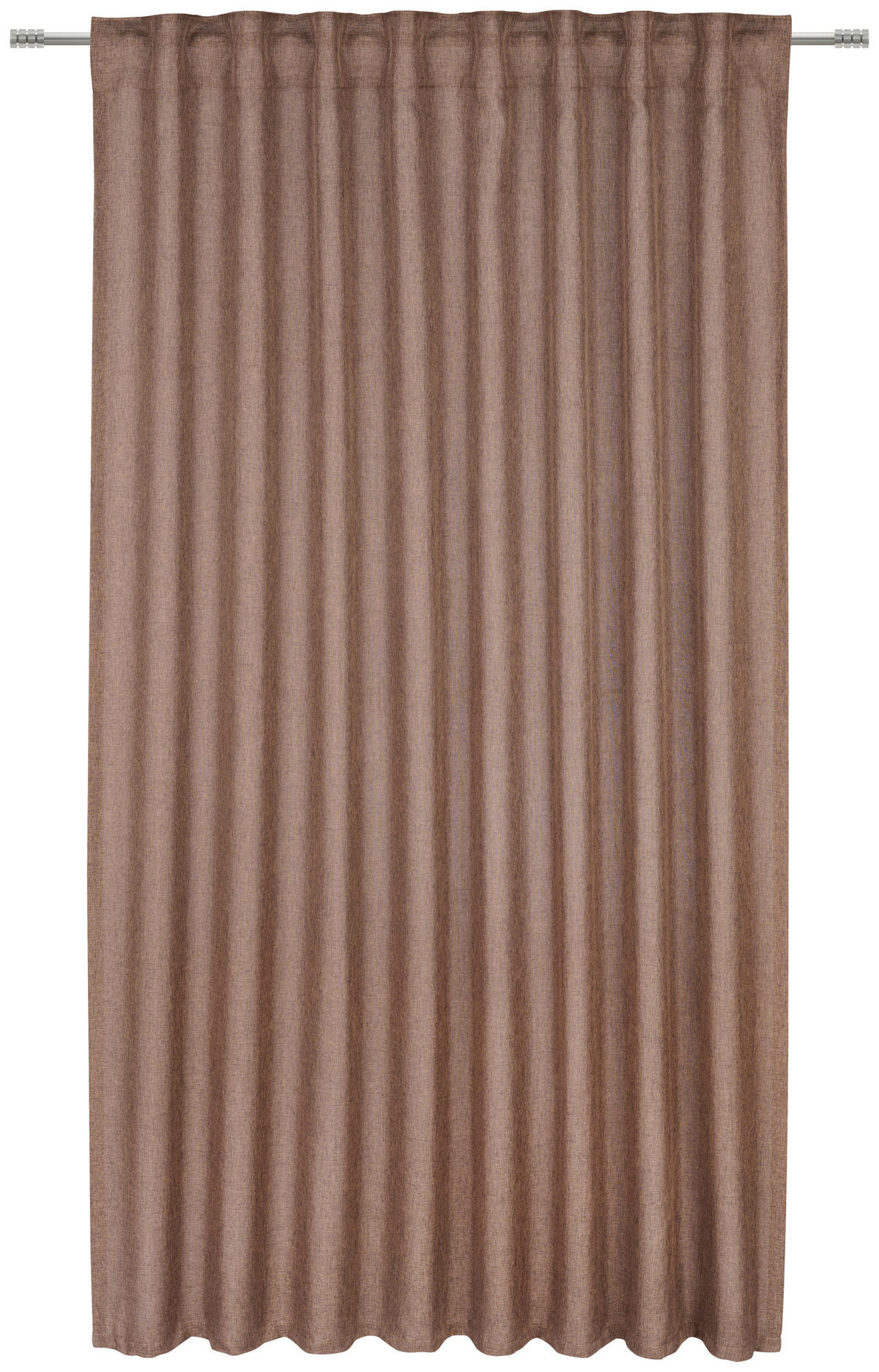 HOTOVÝ ZÁVES, 135/175 cm - hnedá, Basics, textil (135/175cm) - Boxxx