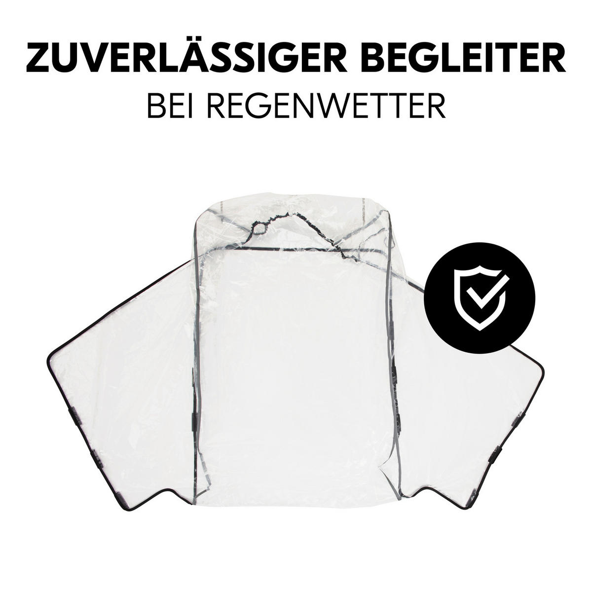 REGENVERDECK - Transparent, Basics, Kunststoff (64/67/100cm) - Hauck