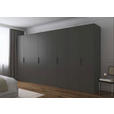 DREHTÜRENSCHRANK 400/235/61 cm,  in Graphitfarben, 8-türig  - Graphitfarben, Basics, Holzwerkstoff/Metall (400/235/61cm) - Novel