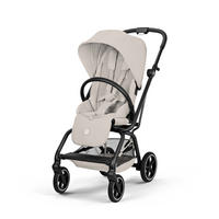BUGGY EEZY S TWIST+ 2 BLK  - Hellgrau/Schwarz, Basics, Kunststoff/Textil (80,5/45/105cm) - cybex GOLD