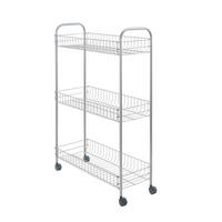 KONYHAI RENDSZEREZŐ SZETT - szürke, Basics, fém (56/83/23cm) - Metaltex