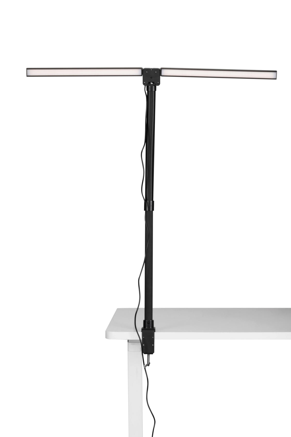 LED CSIPTETŐS LÁMPA - fekete, Basics, műanyag/fém (80/35/71,5cm) - Novel