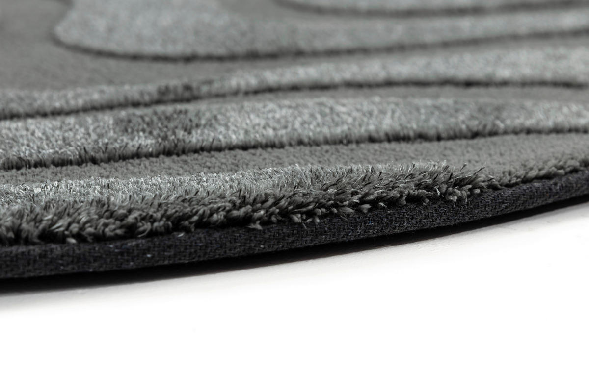 WEBTEPPICH 160 cm Blaze Anthrazit  - Anthrazit, Design, Textil (160cm) - Schöner Wohnen