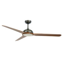 TAKFLÄKT 142 cm  - bokfärgad/kromfärg, Trend, metall/plast (142cm) - P & B