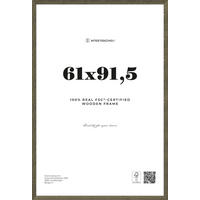 BILDERRAHMEN 64,5/94,5/2,5 cm  - Wengefarben, Basics, Holzwerkstoff (64,5/94,5/2,5cm)