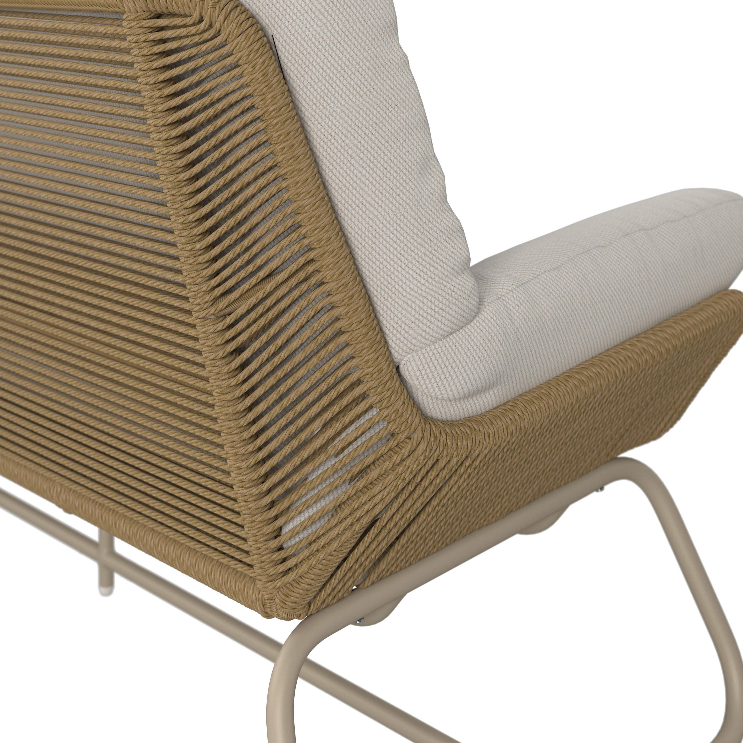 ZAHRADNÍ SADA 3dílné, kov, plast, textil - přírodní barvy/béžová, Design, kov/textil - Dieter Knoll