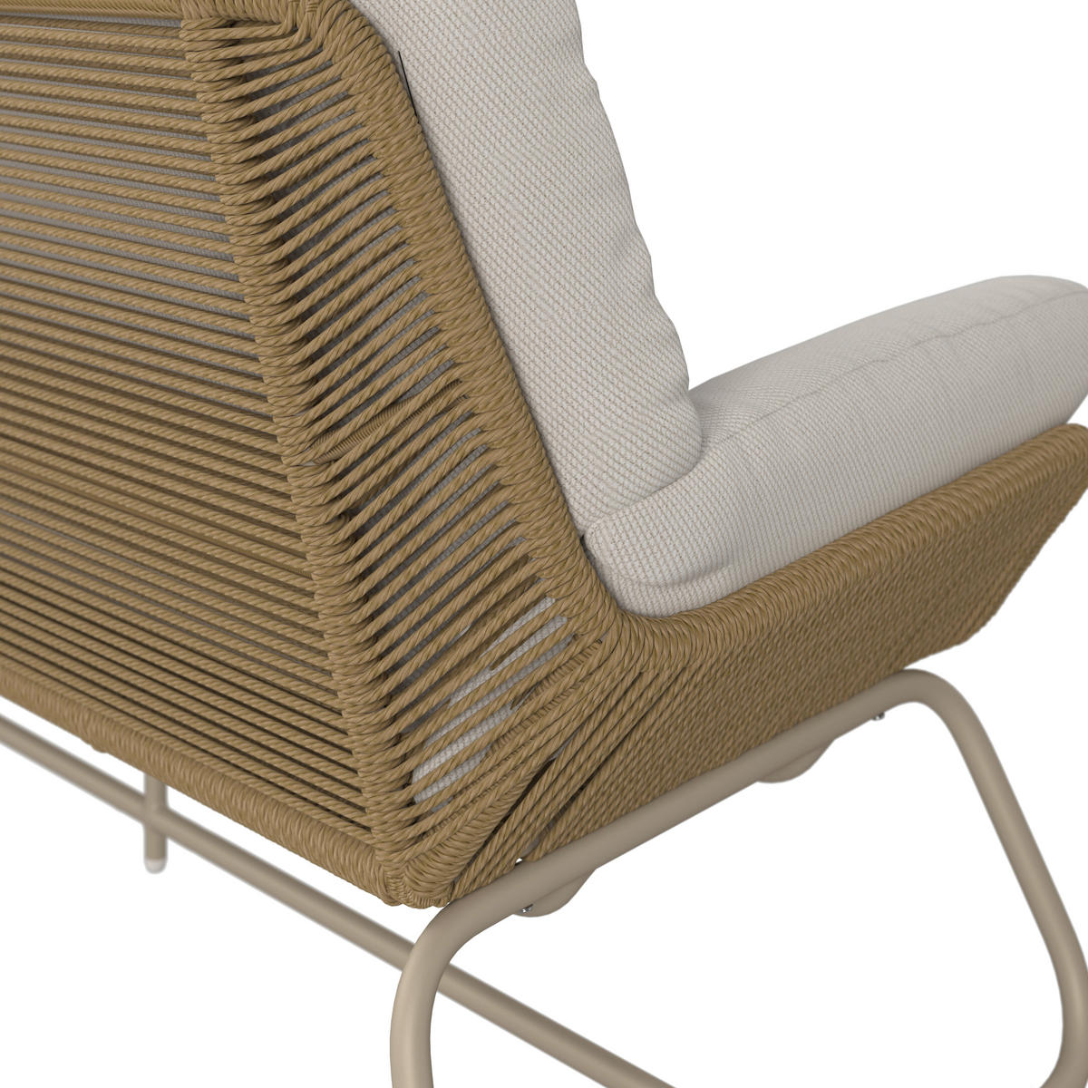 GARTENSET  3-teilig  - Beige/Naturfarben, Design, Kunststoff/Textil - Dieter Knoll
