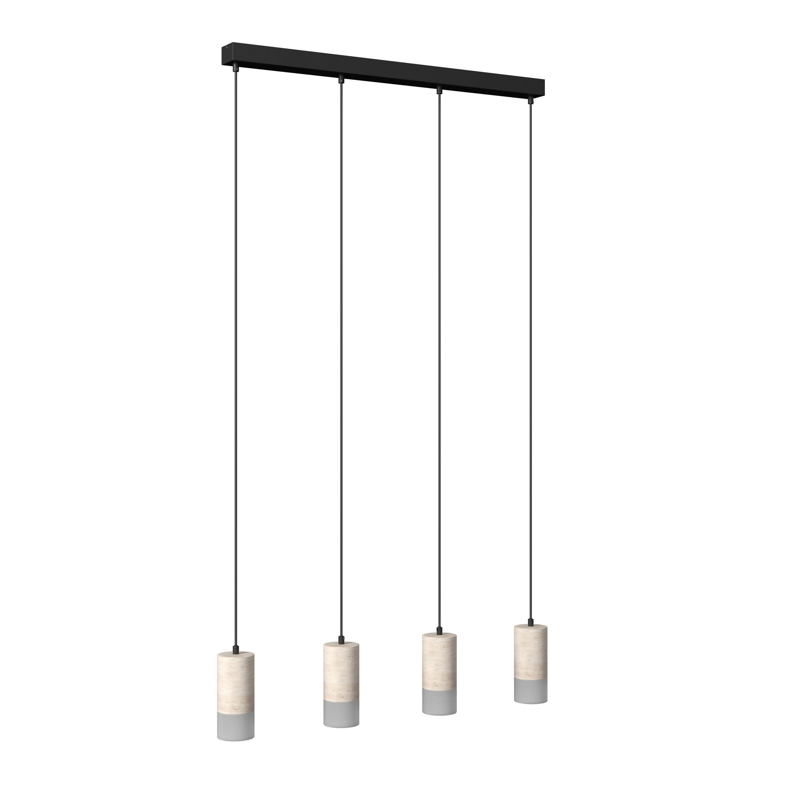 LED-HÄNGELEUCHTE 86/8/150 cm  - Pinienfarben, Design, Kunststoff/Stein (86/8/150cm) - Dieter Knoll