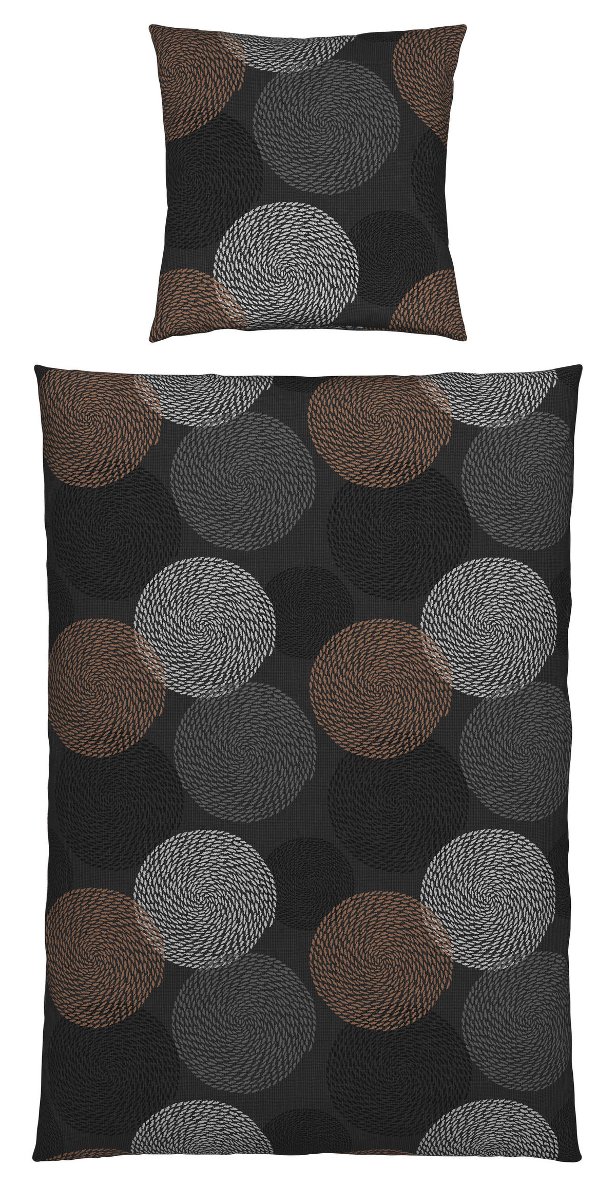 BETTWÄSCHE Fleece, Biber 135/200 cm  - Anthrazit, Textil (135/200cm) - Novel