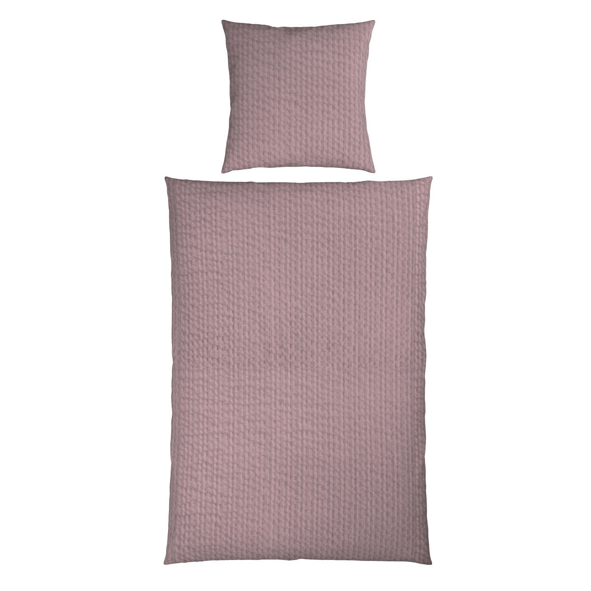 BETTWÄSCHE Seersucker 155/200 cm  - Lila, Textil (155/200cm) - Novel