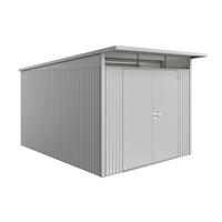 GERÄTEHAUS 260/222/380 cm  - Silberfarben, Basics, Metall (260/222/380cm) - Biohort