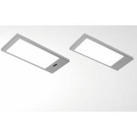 UNTERBAULEUCHTEN-SET - Edelstahlfarben, Kunststoff (7,6/18/0,8cm) - HKT