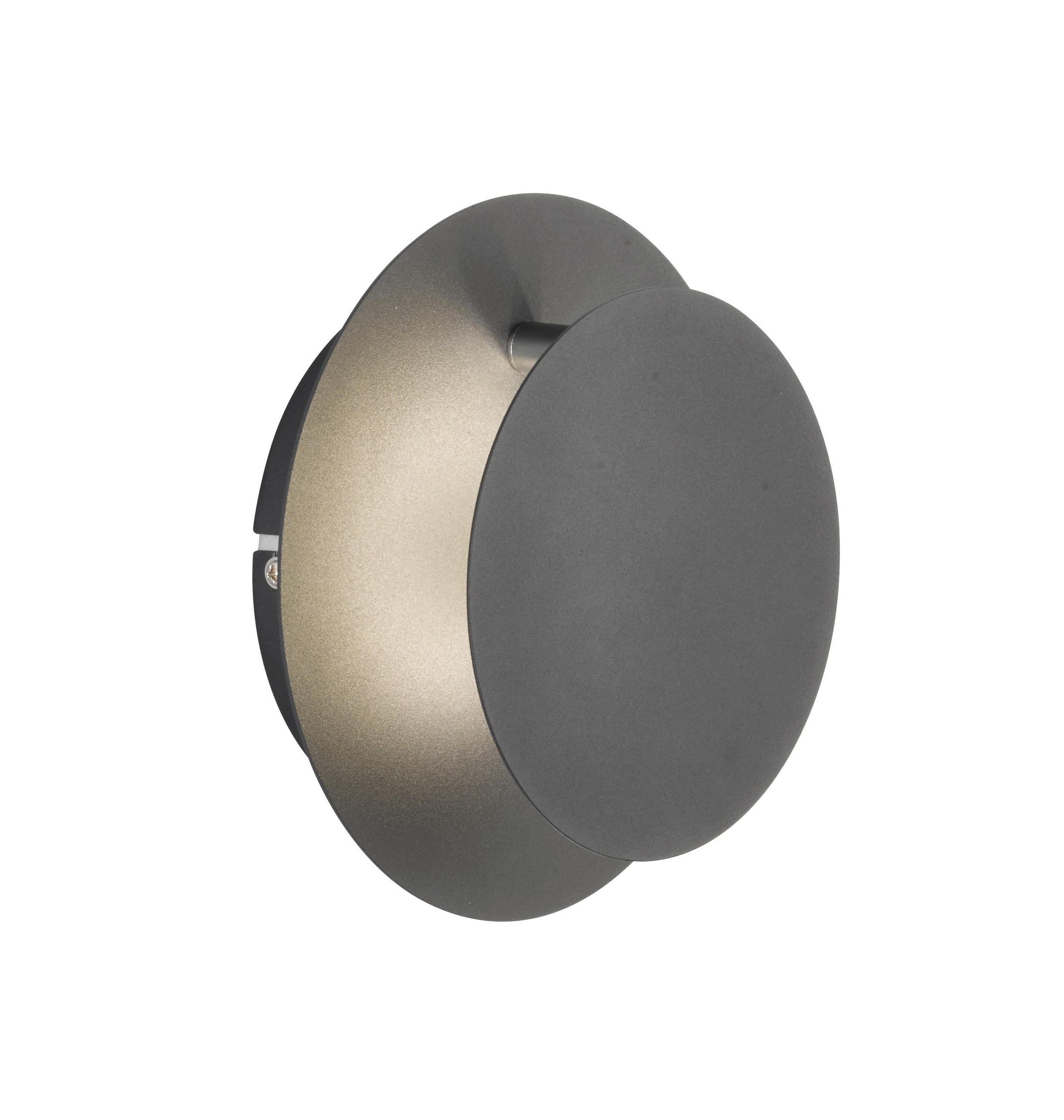 Aplică De Perete Cu Led 18/6,5 cm    - negru, Basics, plastic/metal (18/6,5cm) - Wofi