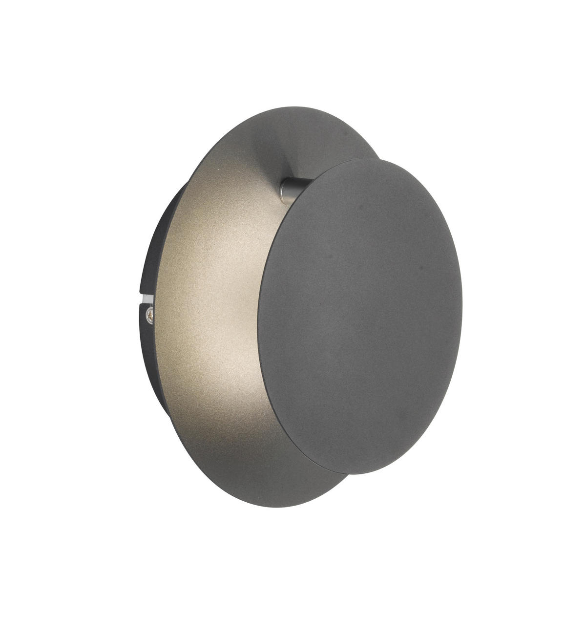 Aplică De Perete Cu Led 18/6,5 cm    - negru, Basics, plastic/metal (18/6,5cm) - Wofi