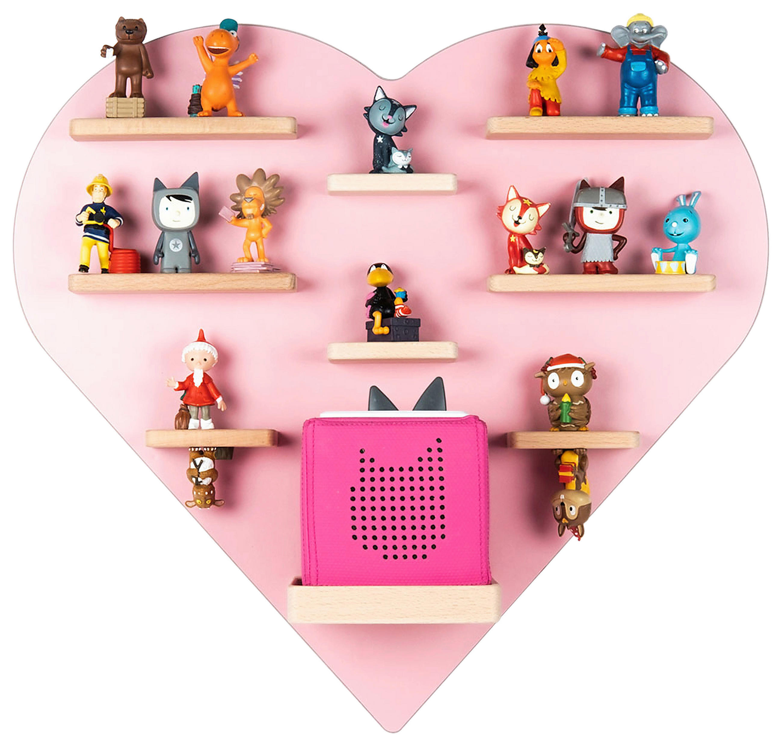 KINDERREGAL  - Rosa, Modern, Holzwerkstoff (54/51/19cm) - MID.YOU