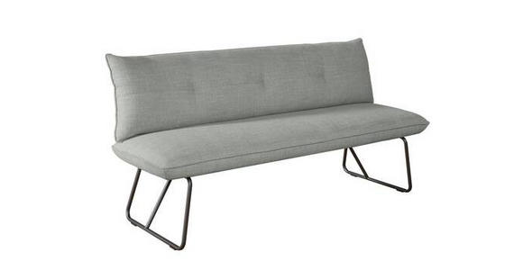 SITZBANK 180/90/70 cm  in Grau  - Schwarz/Grau, Design, Textil/Metall (180/90/70cm) - Dieter Knoll