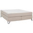 BOXSPRINGBETT 180/210 cm in Beige - Beige/Alufarben, KONVENTIONELL, Textil/Metall (180/210cm) - Jensen BOXSPRINGBETT 180/210 cm in Beige - Beige/Alufarben, KONVENTIONELL, Textil/Metall (180/210cm) - Jensen