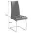 SCHWINGSTUHL in Metall, Leder Schwarz, Chromfarben - Chromfarben/Schwarz, Design, Leder/Metall (47/98/54cm) - Bacher SCHWINGSTUHL in Metall, Leder Schwarz, Chromfarben - Chromfarben/Schwarz, Design, Leder/Metall (47/98/54cm) - Bacher