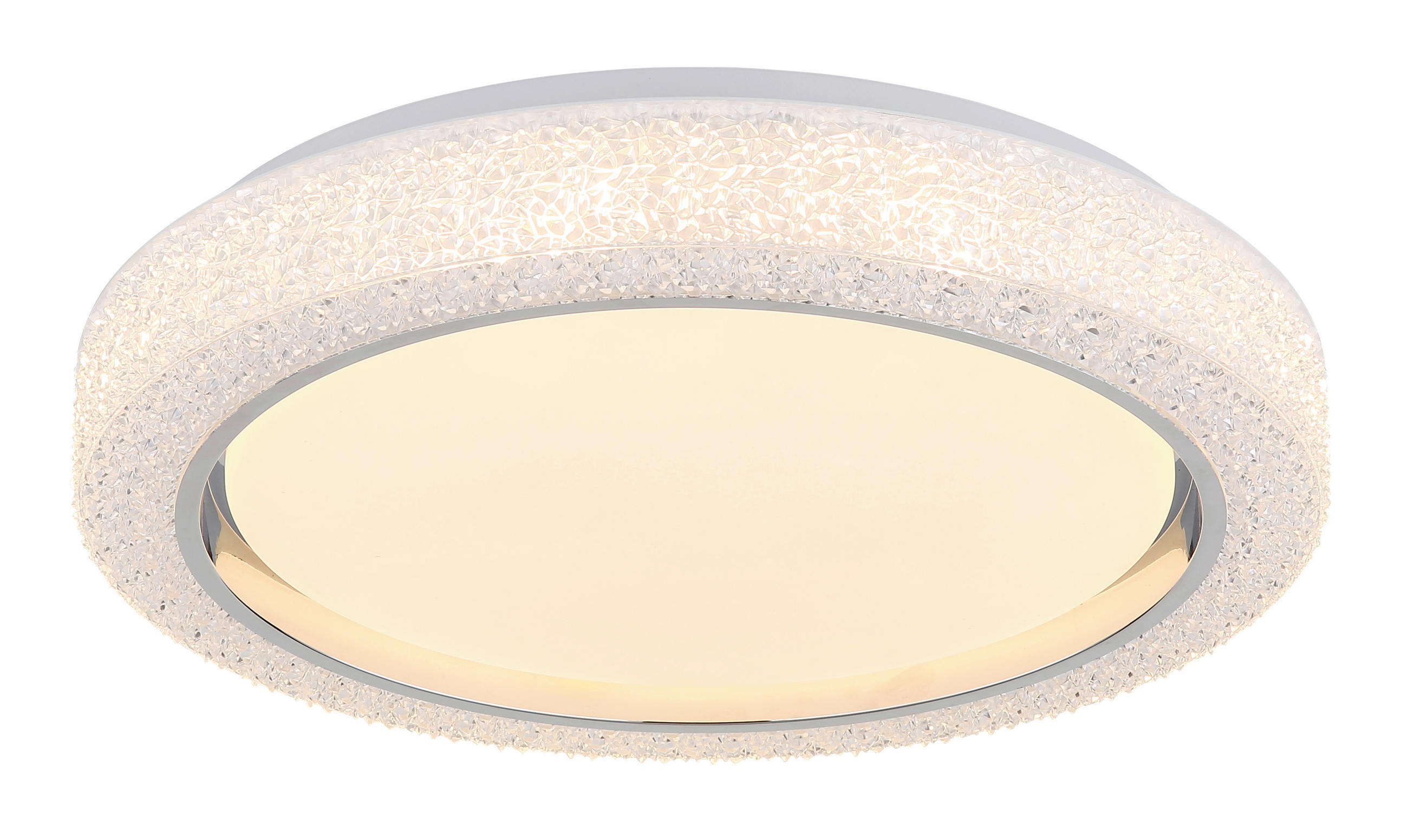 STROPNA LED-SVETILKA  LIAMI //2700, 4500, 6500 K/230 V/ - bela, Basics, kovina/umetna masa (40/8cm) - Globo