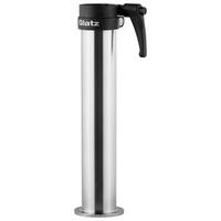 STANDROHR - Edelstahlfarben, Basics, Metall (48-55/35,5-35,8cm) - Glatz