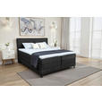 BOXSPRINGBETT 160/200 cm  in Schwarz  - Schwarz, KONVENTIONELL, Textil/Metall (160/200cm) - Carryhome