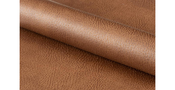 STUHL in Lederlook Textil - Cognac/Schwarz, Design, Textil (49/91/62cm) - Carryhome