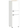 MIDISCHRANK 34/111/34 cm  - Eichefarben/Schwarz, MODERN, Holzwerkstoff/Kunststoff (34/111/34cm) - Germania