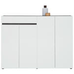 SCHUHSCHRANK  in 160,3/118,4/34 cm  - Anthrazit/Schwarz, Design, Holzwerkstoff/Kunststoff (160,3/118,4/34cm) - Voleo