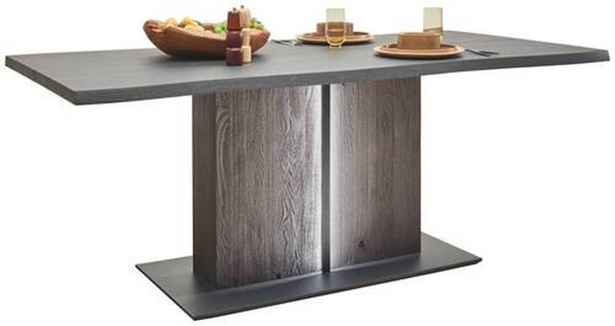 ESSTISCH in Holz 190/95/76 cm  - Anthrazit, Design, Holz (190/95/76cm) - Johann Jakob