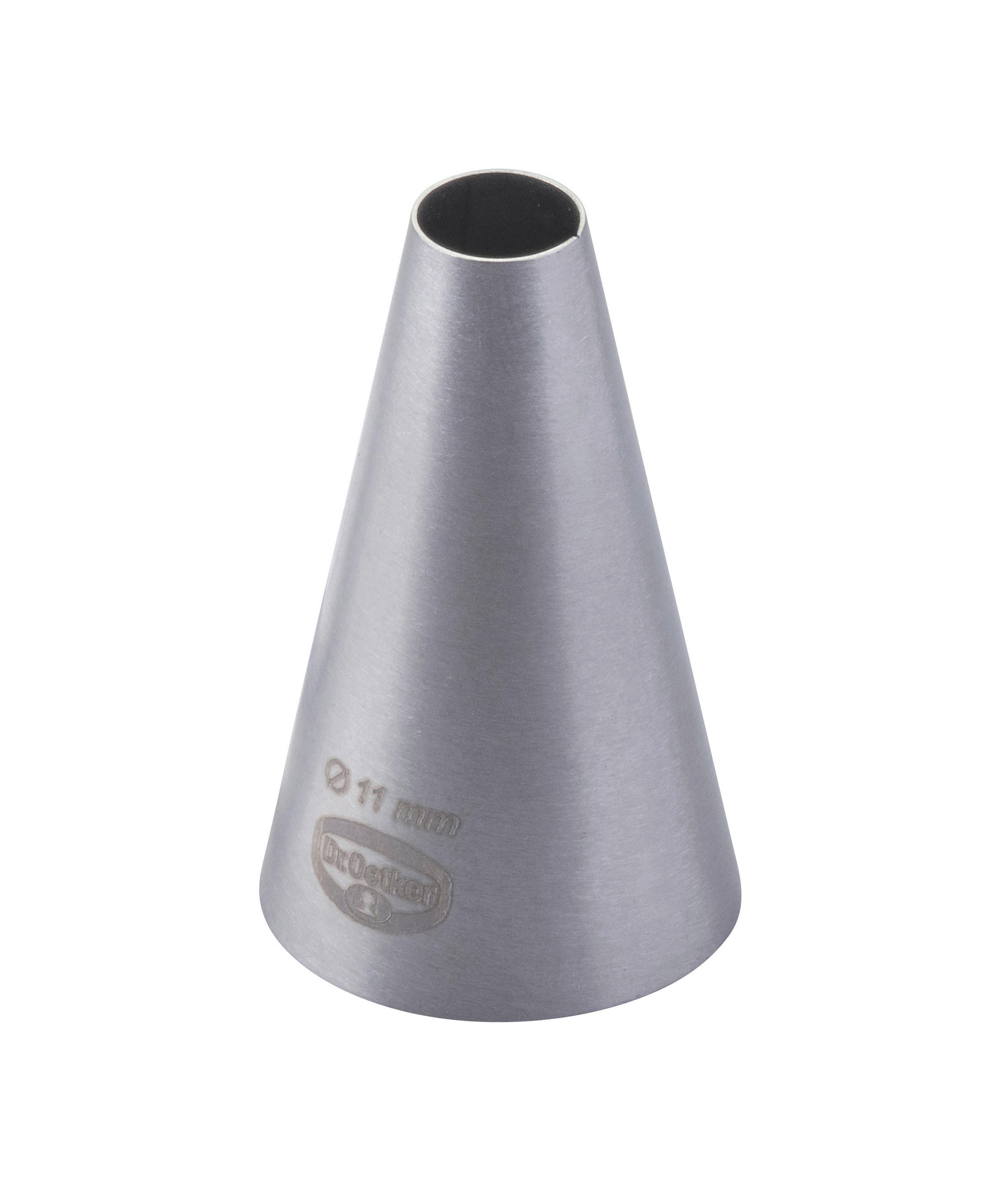 SPRITZTÜLLE - Silberfarben, Basics, Metall (1,1cm) - Dr.Oetker