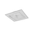 LED-DECKENLEUCHTE 35,5/35,5/6 cm  - Weiß, Design, Kunststoff/Metall (35,5/35,5/6cm) - Novel