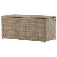 KISSENBOX 130/60/60 cm  - Hellbraun, KONVENTIONELL, Kunststoff (130/60/60cm) - Gardenson