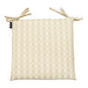 GARTENSITZKISSEN in Sandfarben Kreise  - Sandfarben, Basics, Textil (46/6/46cm)
