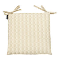 GARTENSITZKISSEN in Sandfarben Kreise  - Sandfarben, Basics, Textil (46/6/46cm)