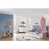 BODENBETT Little Flo Weiß  - Weiß, KONVENTIONELL (120/200cm) - Paidi