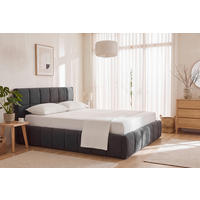 POLSTERBETT 140/200 cm  Grau  - Naturfarben/Grau, Modern, Holz/Kunststoff (140/200cm) - Livetastic