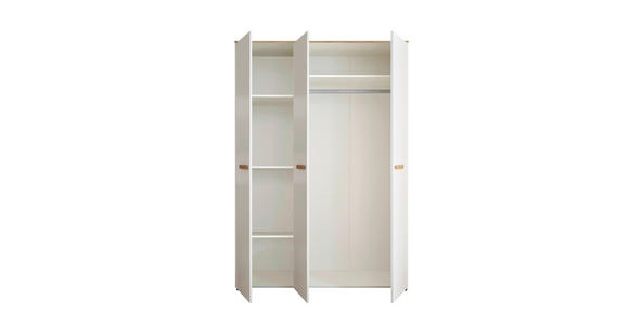 BABYKLEIDERSCHRANK  - Eiche Artisan/Weiß, Basics, Holzwerkstoff/Kunststoff (135/195/60cm) - My Baby Lou