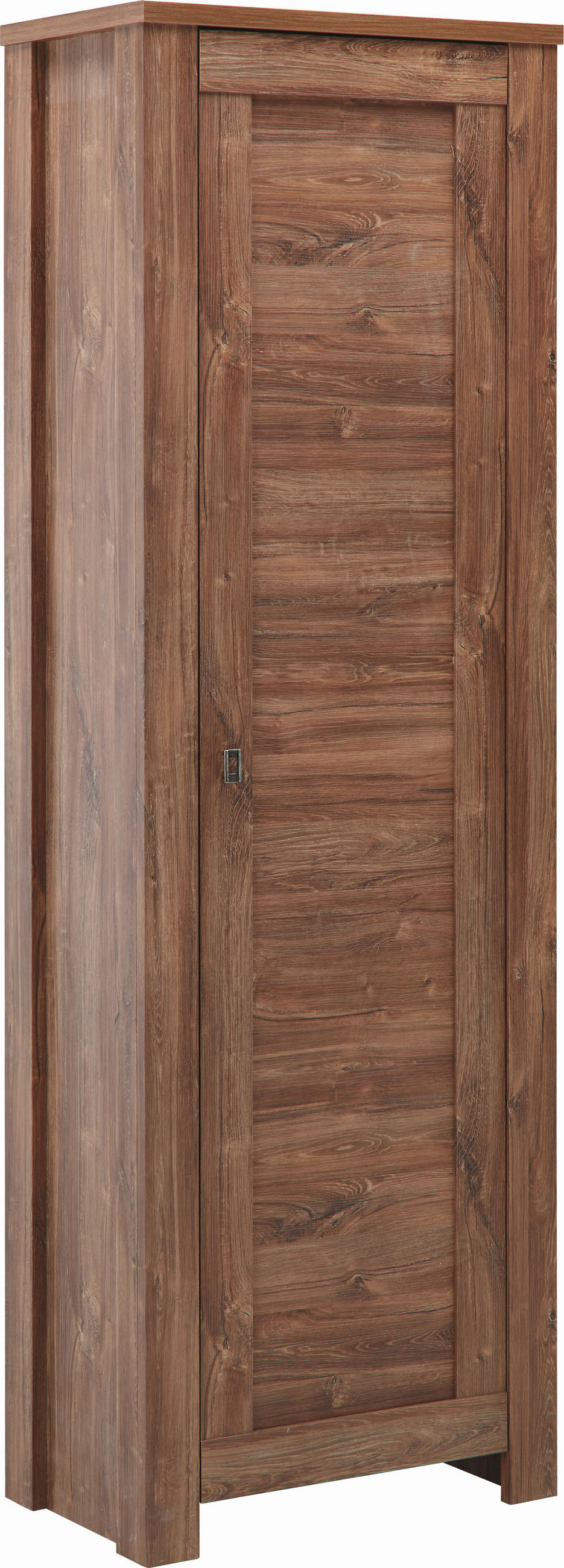 GARDEROBENSCHRANK  in 65/200/40 cm  - Akaziefarben/Nickelfarben, LIFESTYLE, Holzwerkstoff/Metall (65/200/40cm) - Landscape