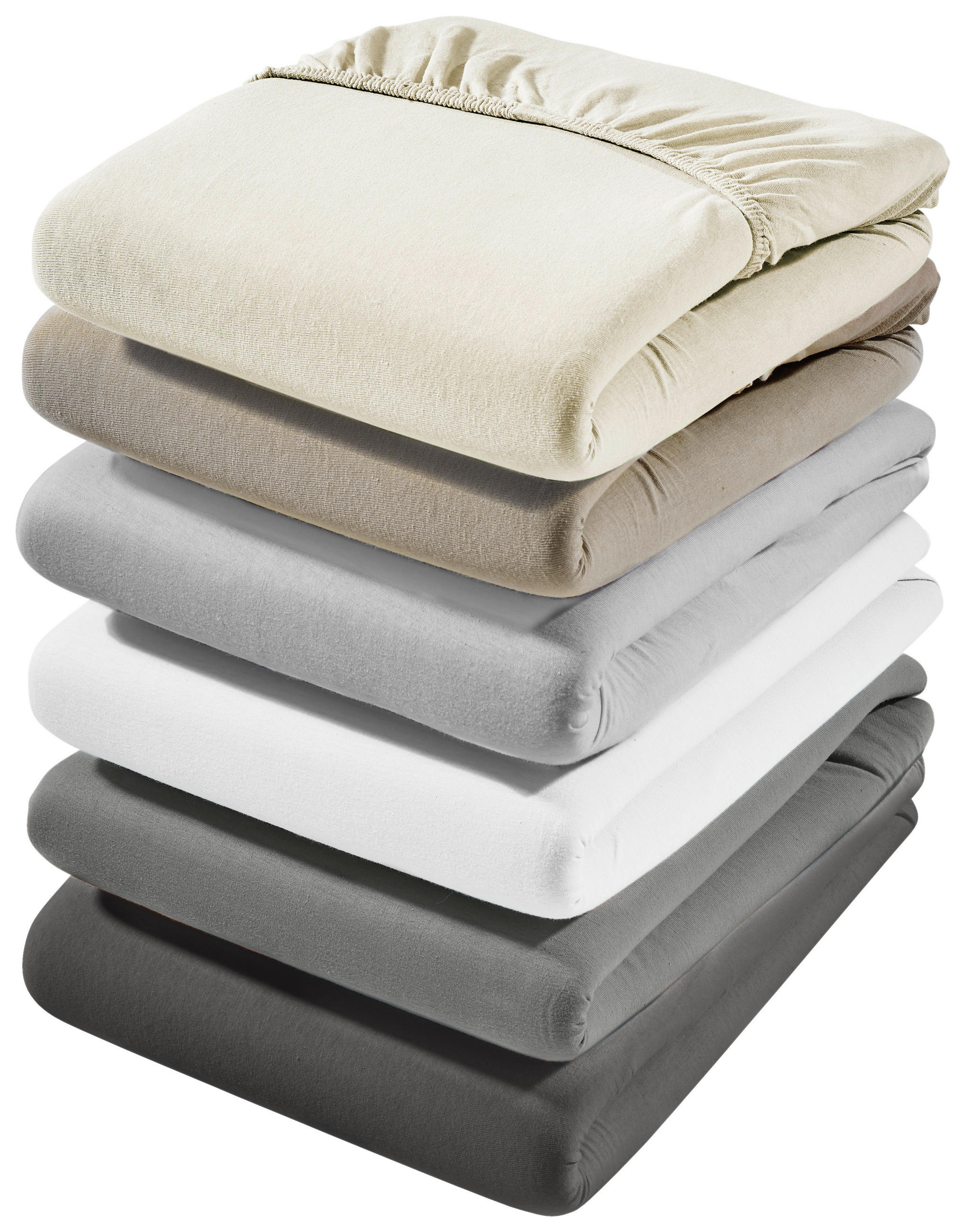ELASTICKÉ PROSTĚRADLO, žerzej, béžová, 100/200 cm - béžová, Basics, textil (100/200cm) - Bio:Vio