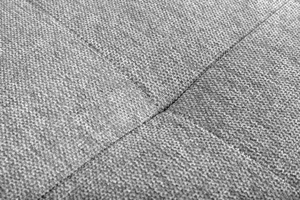 ECKSOFA in Mikrofaser Hellgrau  - Chromfarben/Hellgrau, Modern, Kunststoff/Textil (276/193cm) - Hom`in