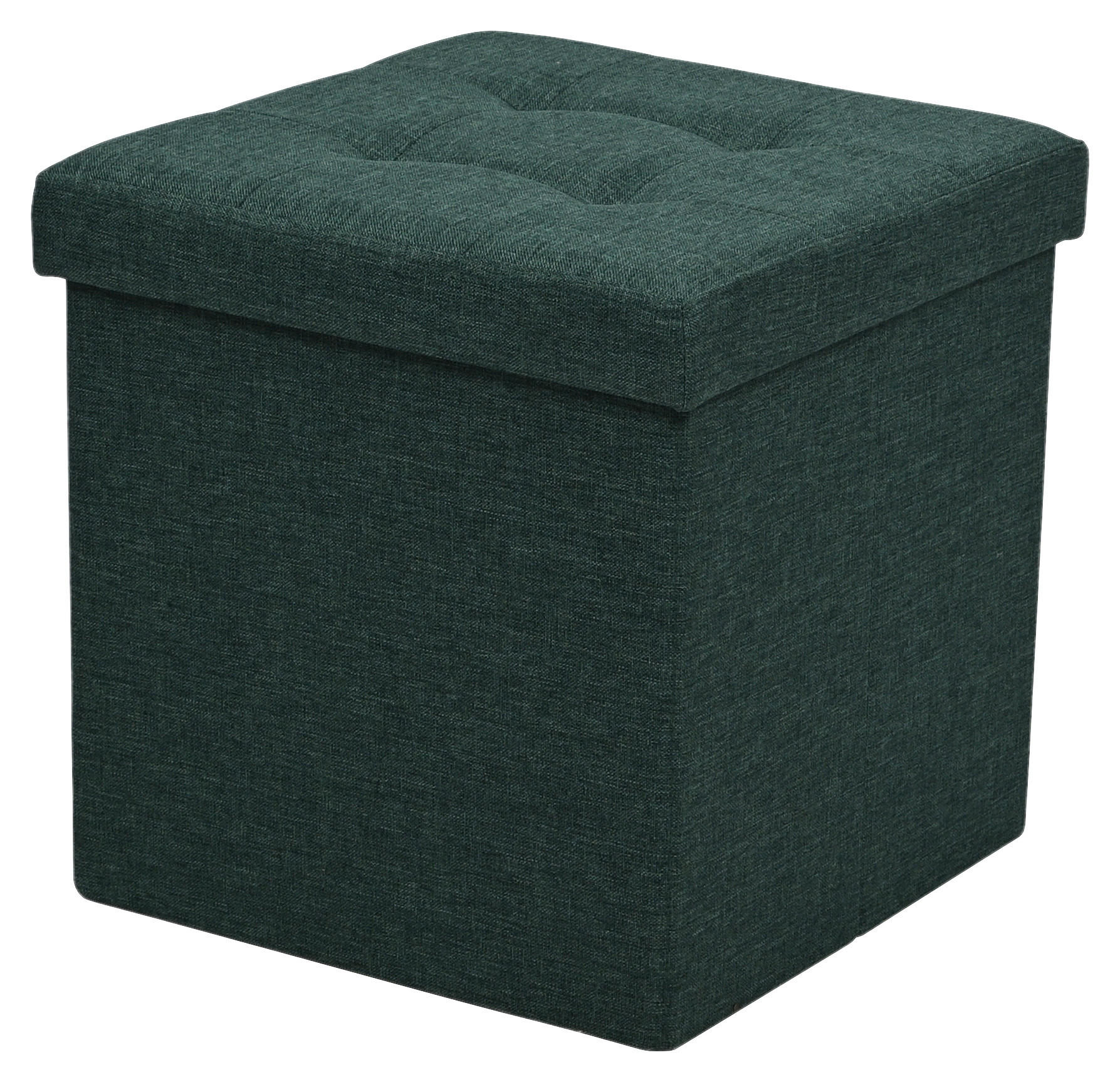 SITZBOX  - Grün, Design, Textil (38/38/38cm) - Carryhome