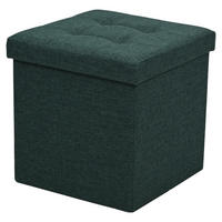 SITZBOX  - Grün, Design, Textil (38/38/38cm) - Carryhome