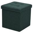 SITZBOX  - Grün, Design, Textil (38/38/38cm) - Carryhome