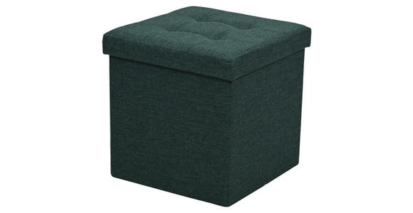 SITZBOX  - Grün, Design, Textil (38/38/38cm) - Carryhome
