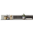 WANDBOARD Hellgrau, Sahara  - Hellgrau/Sahara, Design, Glas/Holzwerkstoff (150/17/20cm) - Novel